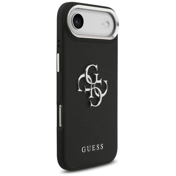 Guess Mobilcover til iPhone Air Grained Big 4G Classic Logo - Sort