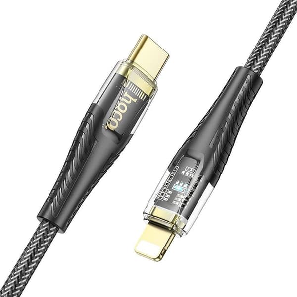 HOCO USB-C - Lightning 27W kaapeli 1.2m U121 PD - Musta