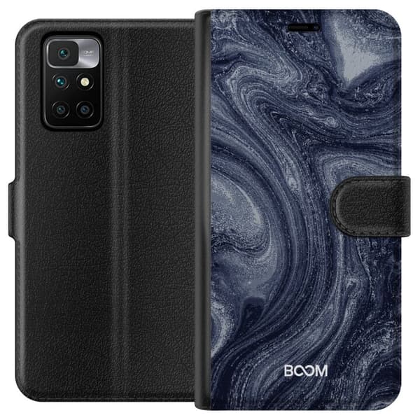 Plånboksfodral till Xiaomi Redmi 10 med Midnight Stone
