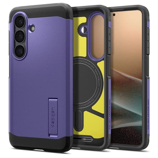 Spigen Mobilskal För Galaxy S26 MagSafe Tough Armor - Ash Violet