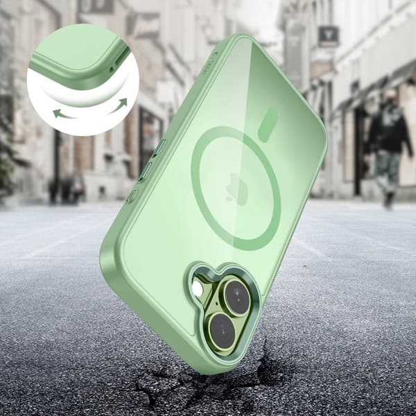 Tech-Protect Mobilskal till iPhone 17 Magsafe Magmat - Sage/Clear
