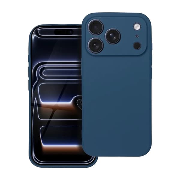 Mobiilikuori iPhone 18 Pro Max Soft Edge - Tumman sininen