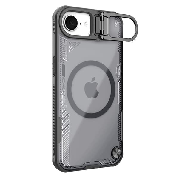 Nillkin Telefontaske til iPhone 16e MagSafe Iceblade Prop - Sort
