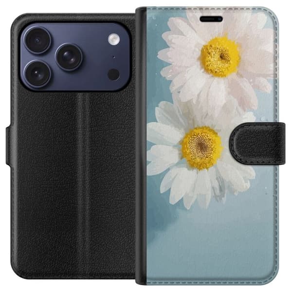Plånboksfodral till Apple iPhone 17 Pro med Sommarblommor
