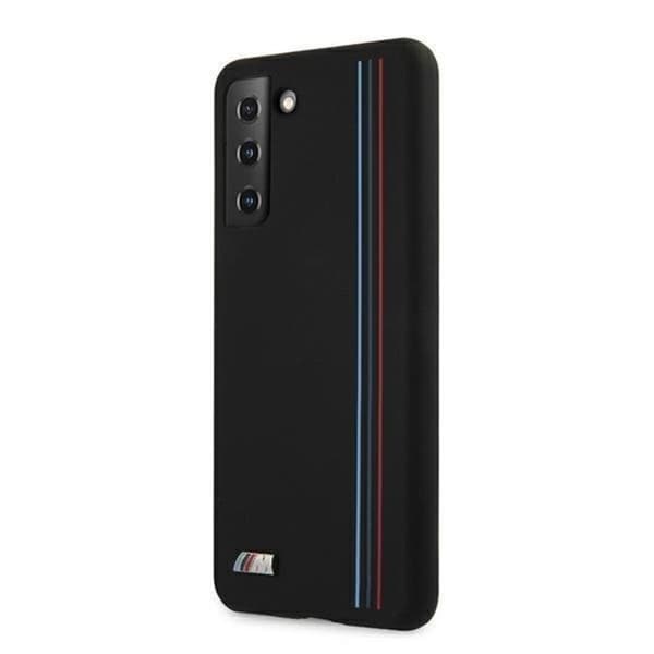 BMW Silicone Stripes M Collection Taske til Galaxy S21 Plus 5G - Sort