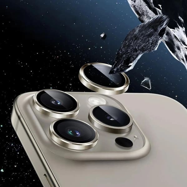 Tech-Protect iPhone 17 Härdat Glas Kameraskydd - Grön