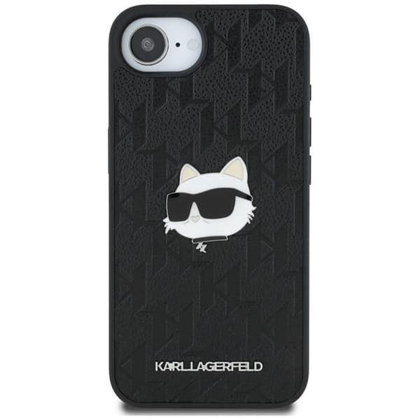 Karl Lagerfeld Mobilskal till iPhone 16e Monogram Choupette Head