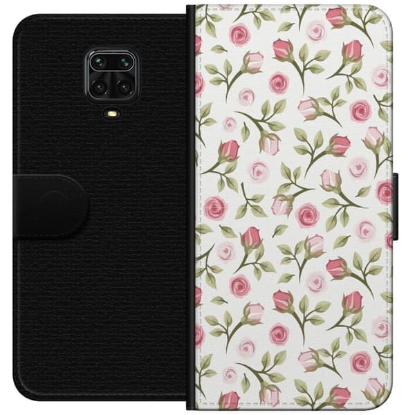 Pung Taske til Xiaomi Redmi Note 9S med Blomster