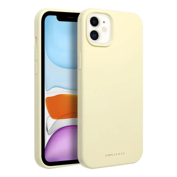 Roar Mobilcover til iPhone 11 Roar Cloud Skin - Lysegul
