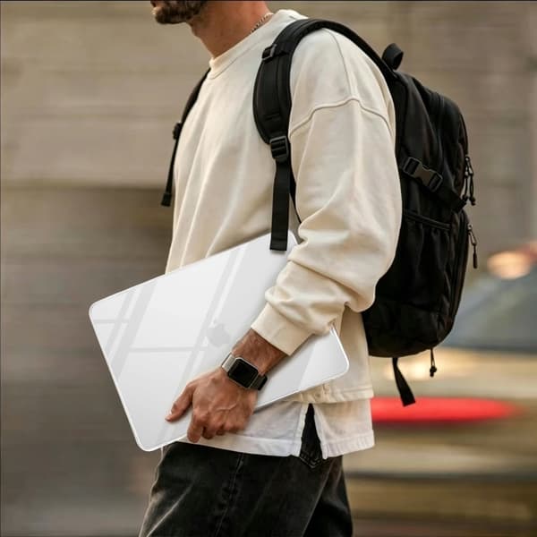 Tech-Protect Fodral För Macbook Pro 14 Soft Shell - Crystal Clear
