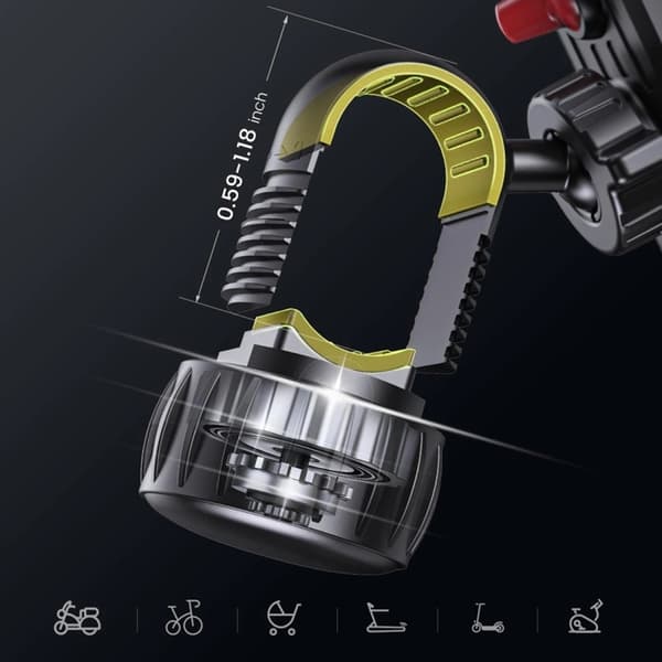 Tech-Protect Mobilholder til Cykel Universal V6 - Sort