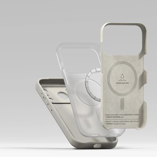 Tech-Protect Mobilskal till iPhone 17 Pro Magsafe Magnetic Silikon - Stone