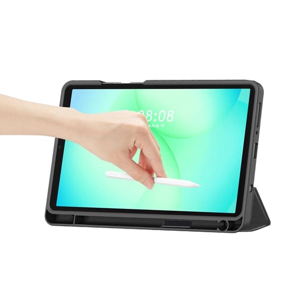 Tech-Protect Galaxy Tab A9 Plus Fodral Canvas - Charcoal Grå