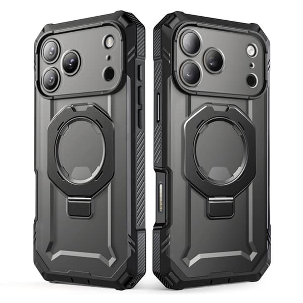 SupCase-puhelinkotelo iPhone 18 Pro/17 Pro Magsafe Grip Pro - Musta