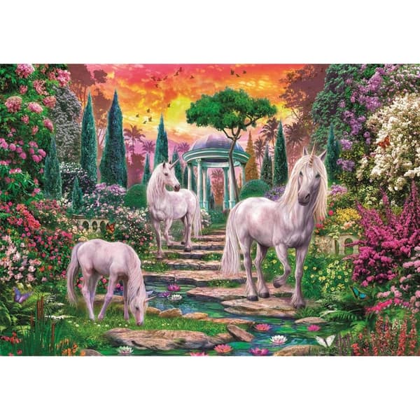 CLEMENTONI Pussel 2000 Pcs High Quality Collection Classical Garden Unicorns