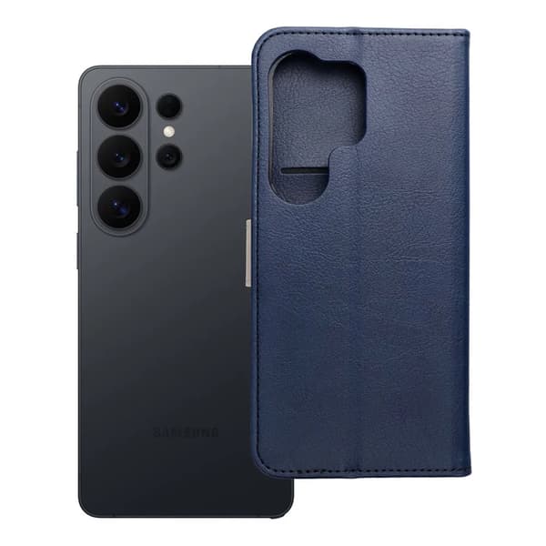 Pungcover til Galaxy S26 Plus Split - Marineblå/Creme