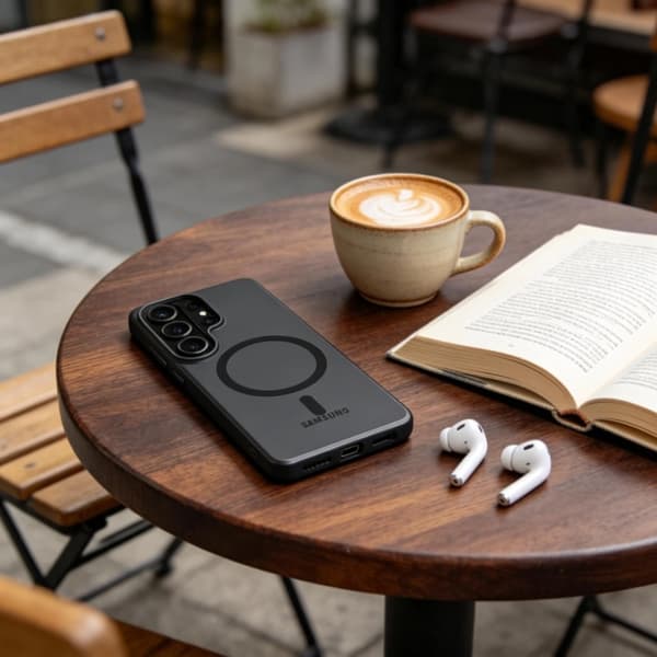 Tech-Protect Telefontaske Til Galaxy S26 Ultra Magsafe Magslim - Mat Sort