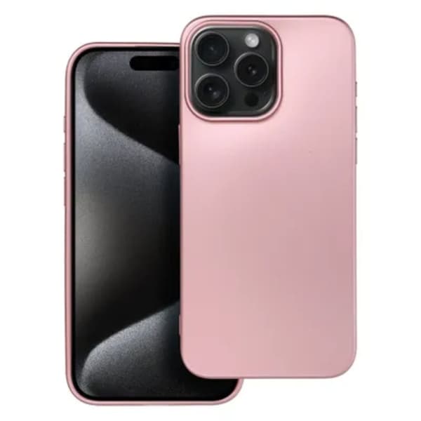 Mobilskal till iPhone 15 Pro Max Metallic - Rosa
