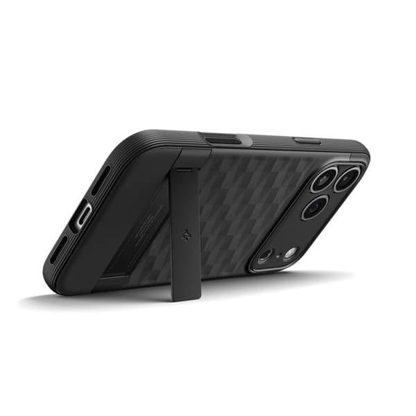 Spigen Telefontaske til iPhone 17 Pro Max Magsafe Parallax - Sort