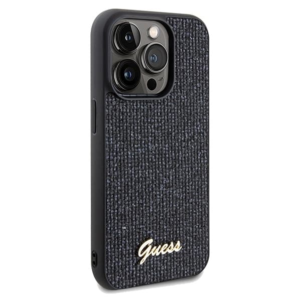 Guess Mobilskal till iPhone 14 Pro MagSafe Disco Metal Script