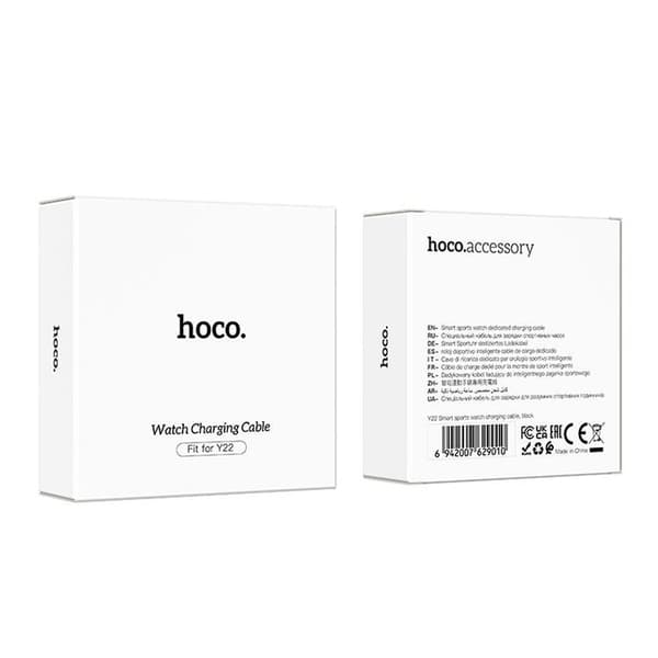 HOCO latauskaapeli älykellolle Y22 0.6 m musta