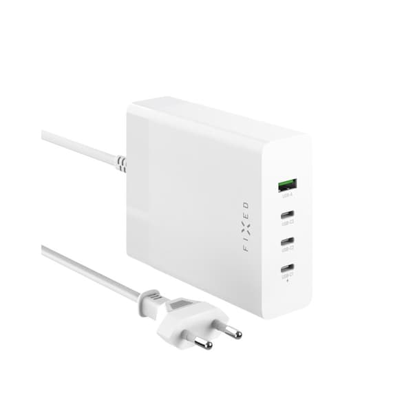 FIXED Erittäin nopea GaN-pöytälaturi 200W 3xUSB-C/USB-A