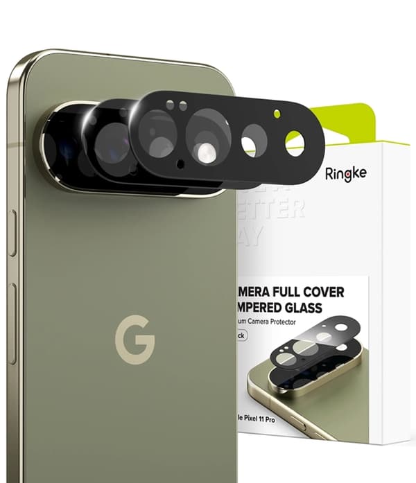 [2-Pack] Ringke Härdat Glas Kameraskydd För Google Pixel 11 Pro