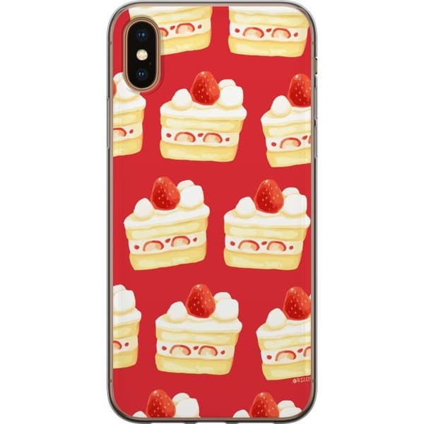 Telefontaske til Apple iPhone X med kage