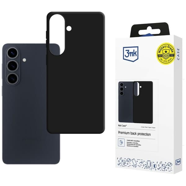 3mk Cover Til Galaxy S26 FE Mat - Sort