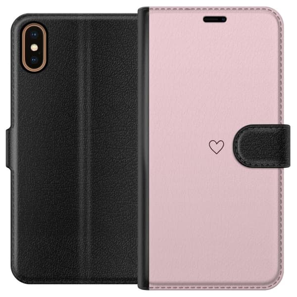 Pung Taske til Apple iPhone XS med Lille Hjerte