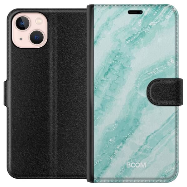 Pungcover til Apple iPhone 13 mini med Mint Marble
