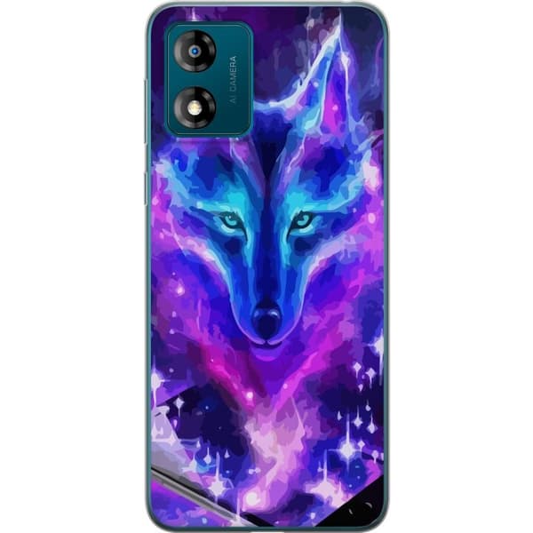 Mobilskal till Motorola Moto E13 med Neon Varg