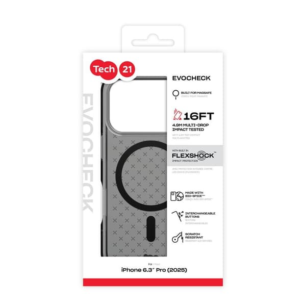Tech21 Evo Check MagSafe Apple iPhone 17 Pro Røg/Sort