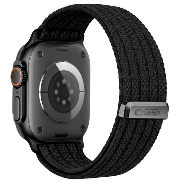 Tech-Protect Apple Watch (44/45/46/49mm) Rem Nylon - Sort