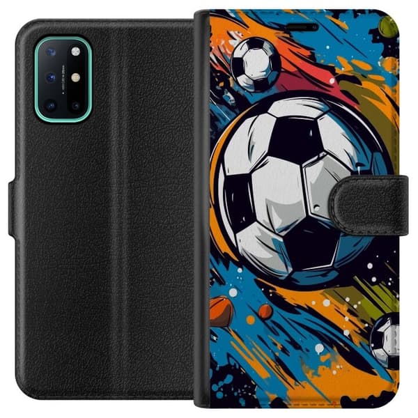 OnePlus 8T tegnebogsetui med fodbolde