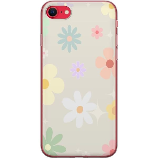 Apple iPhone 8 Taske med Fejende Blomster