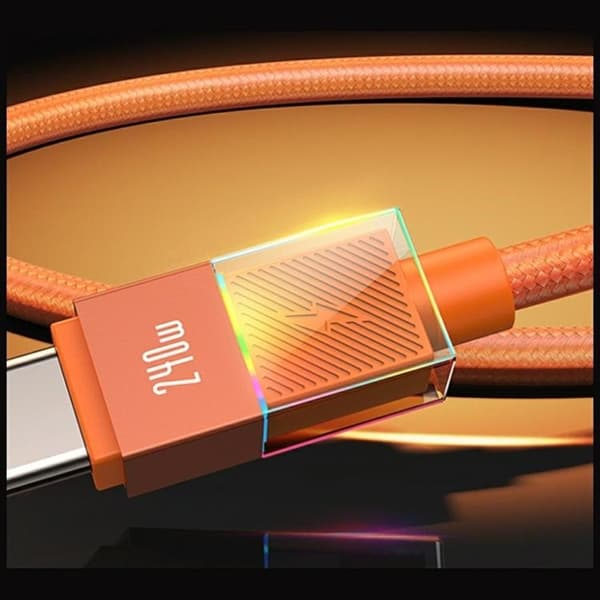 USAMS USB-C–USB-C 240W -kaapeli 1.2m SJ777 - Tarnish