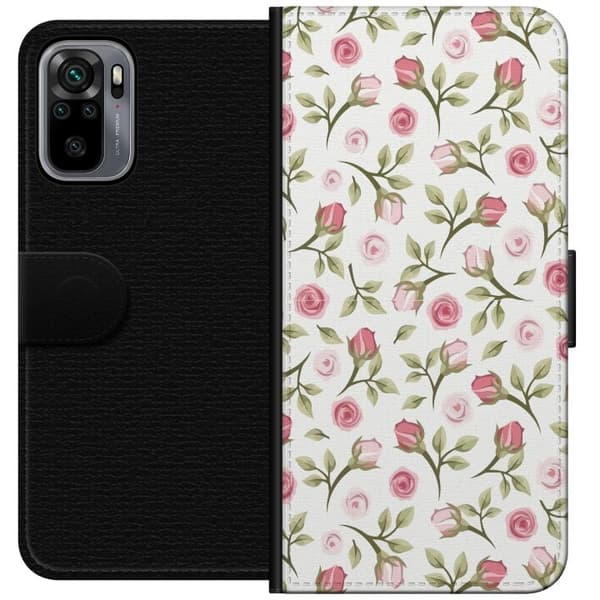 Pung Taske til Xiaomi Redmi Note 10S med Blomster