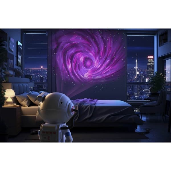 MOB-projektor Stellar Light Space Hvid astronaut