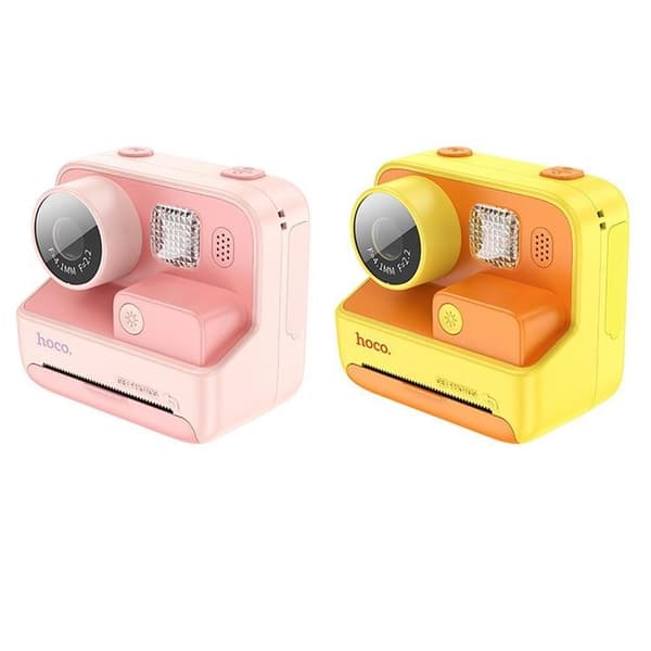 Hoco Kids Digitalkamera med Printer DV200 - Gul