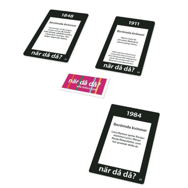 EGMONT Spel När Då Då?-pocket Berömda Kvinnor (SE)