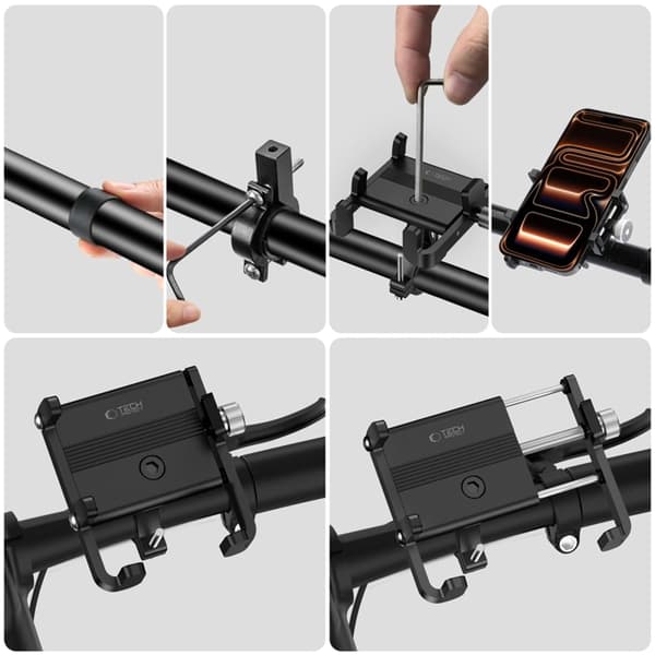 Tech-Protect Mobilhållare För Cykel Handlebar - Svart