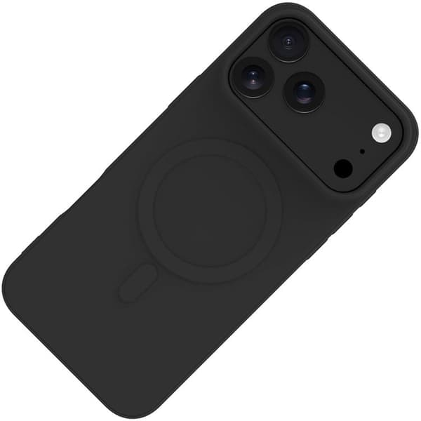 Celly Mobilcover til iPhone 17 Pro Max MagSafe Cromo Soft Rubber - Sort
