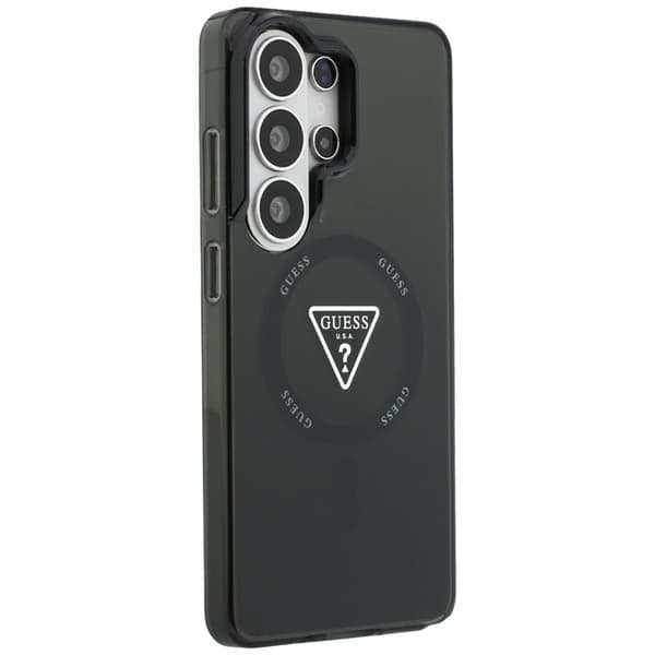 Guess Mobilcover Til Galaxy S26 Ultra MagSafe IML Gradient Triangle - Sort
