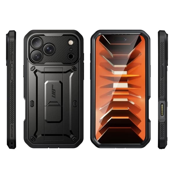 Supcase Mobilskal För iPhone 18 Pro/17 Pro Unicorn Beetle  Pro - Svart