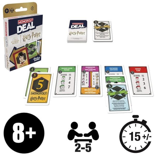 HASBRO Korttipeli Monopoly Deal Harry Potter (NO/DK)