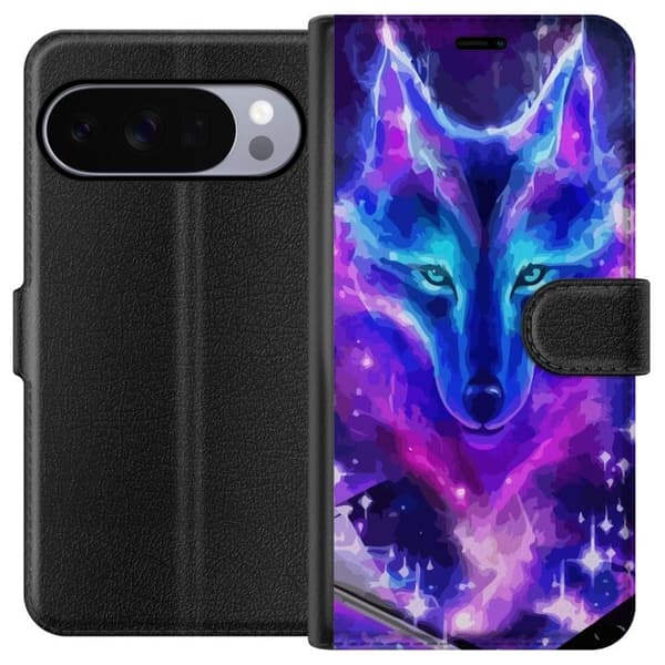 Plånboksfodral till Google Pixel 10 Pro XL med Neon Varg