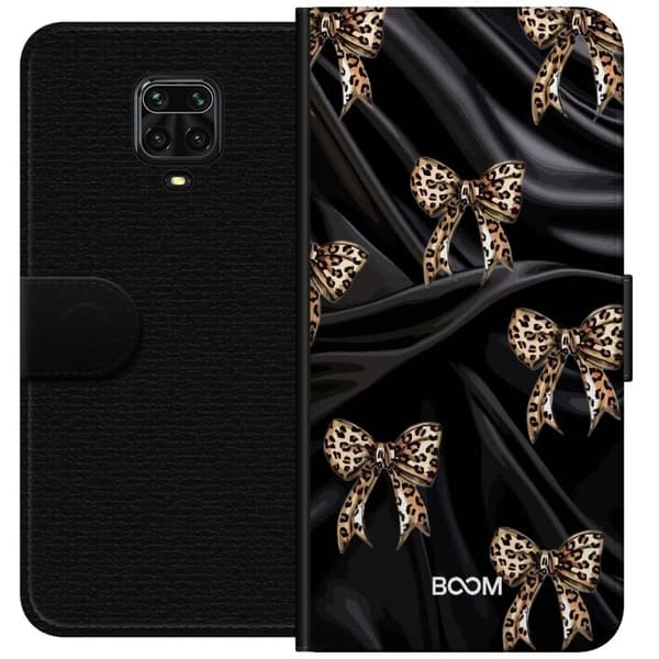 Pung Taske til Xiaomi Redmi Note 9S med Leopard Sløjfe