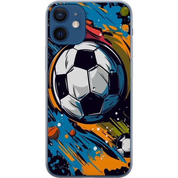 Taske til Apple iPhone 12 med fodbolde