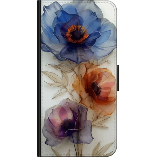 OnePlus 8 tegnebog med silkeblomster